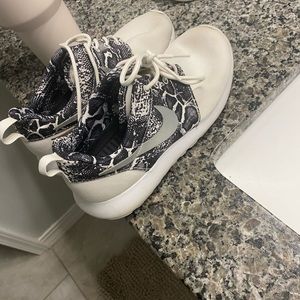 Nike snake skin running shoes